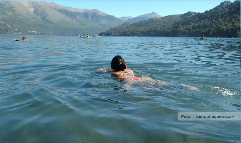 Calor: Anuncian una máxima de 31 grados para este miércoles en Bariloche