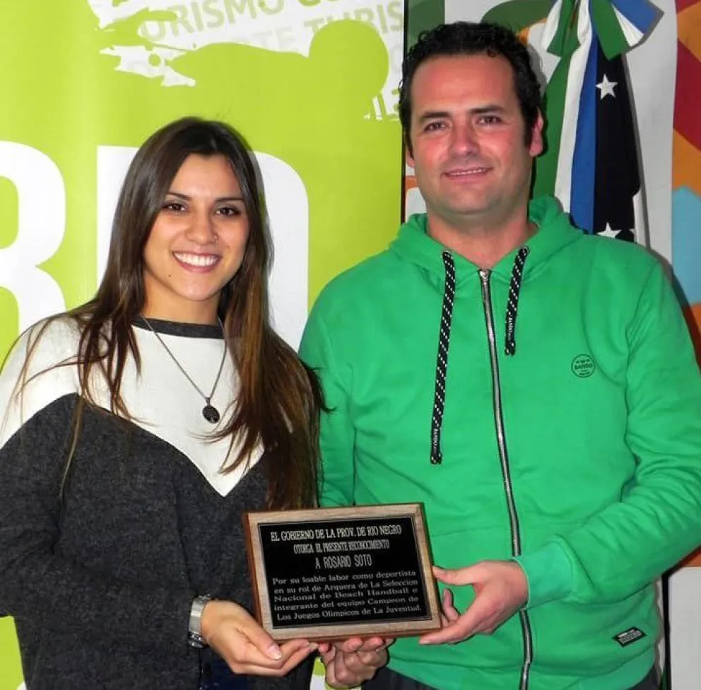 Rosario Soto junto a Juan Pablo Muena