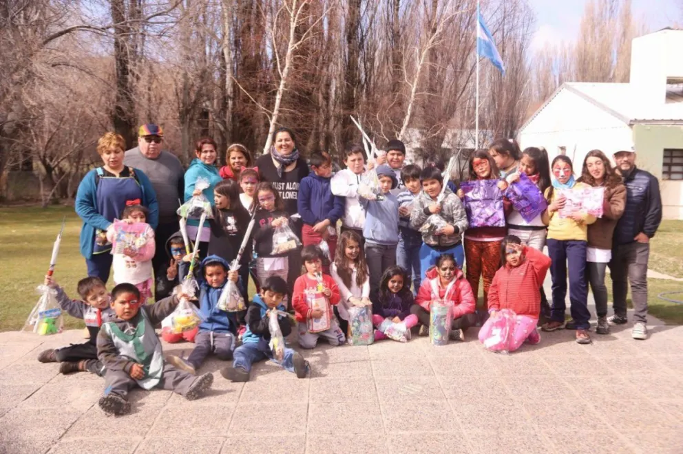 Festejaron el Día del Niño en el paraje Corralito