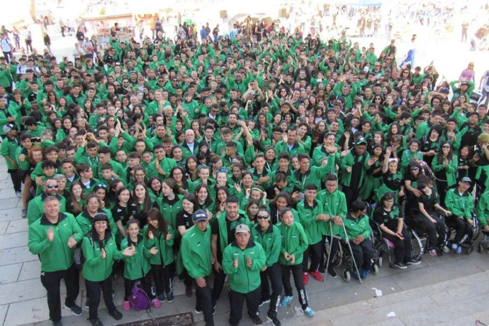 Río Negro ya vive los Juegos Evita en Mar del Plata