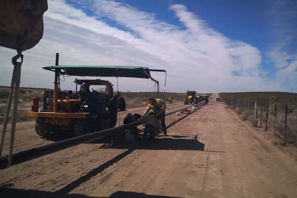 El gasoducto de la Región Sur está en plena ejecución en sus cuatro tramos