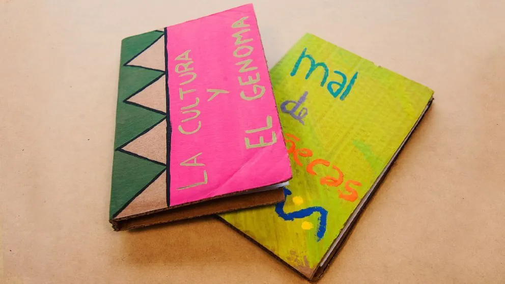 El cartón residual se transforma en libros