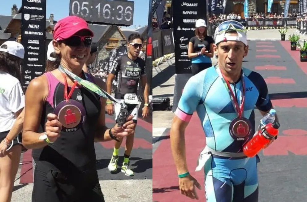 García y Yero, lo mejor de Bariloche en el Ironman 70.3