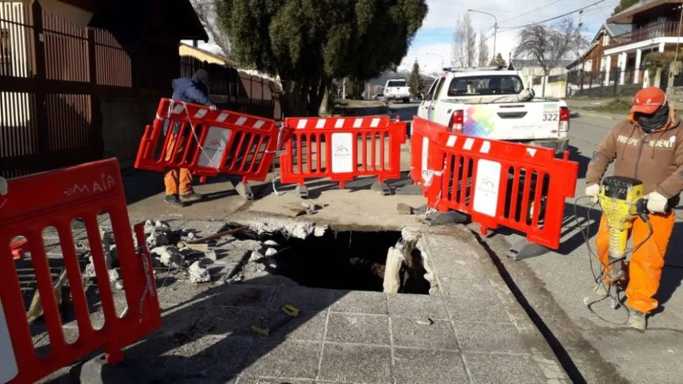 Continúan las obras de bacheo en la ciudad