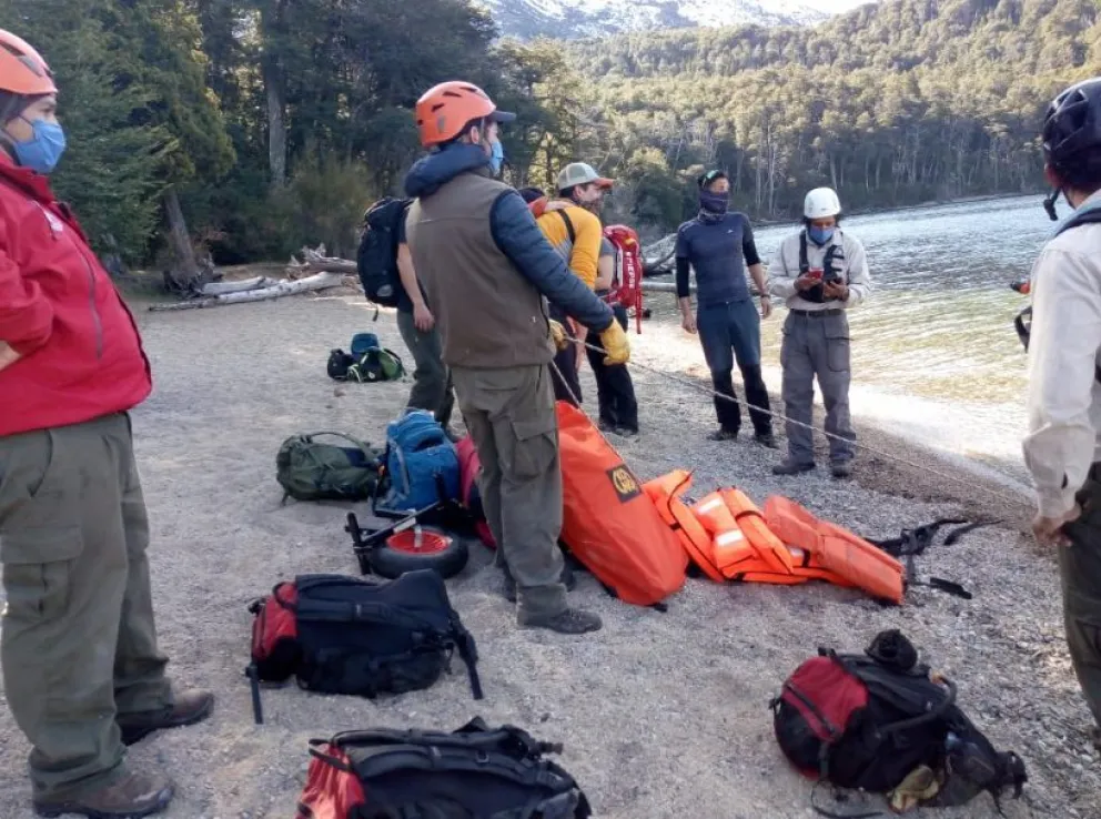 Rescataron a una persona accidentada en el sendero a Playa Muñoz