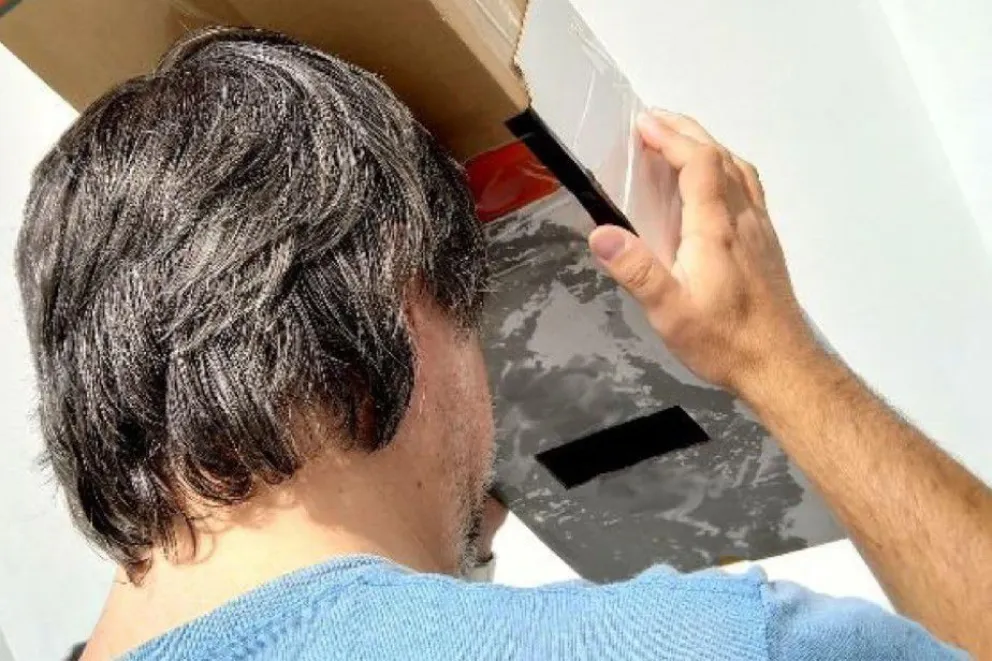 La cámara oscura: un método casero y confiable para ver el Eclipse de Sol