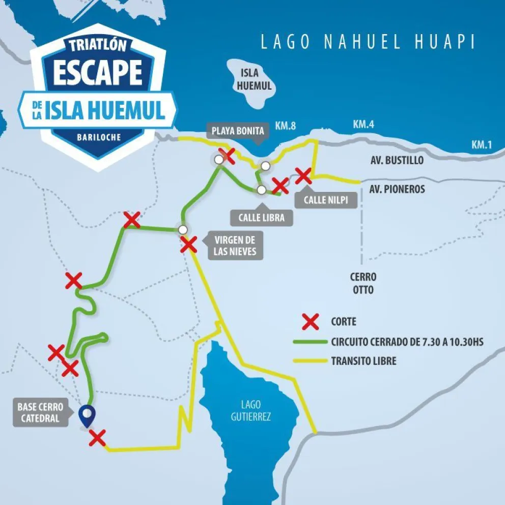 Este domingo será la edición VII del "Escape de la Isla Huemul"