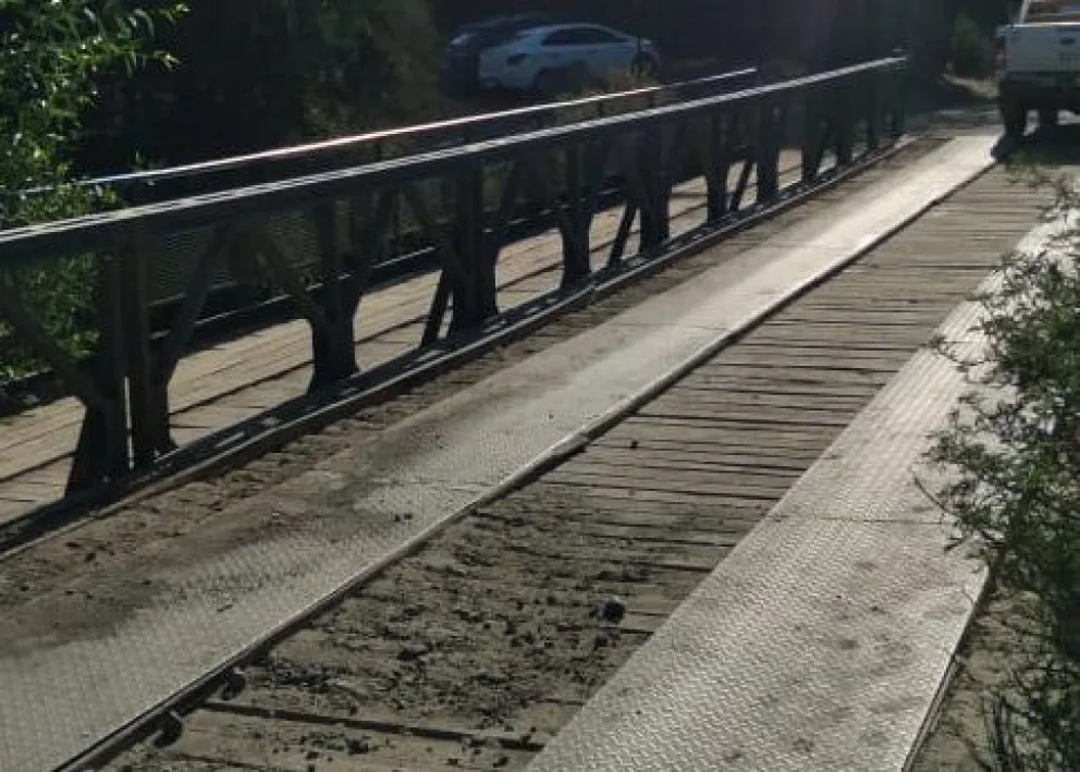 Este sábado, corte en el puente centenario de Villa La Coihues por tareas de reparación y mantenimiento
