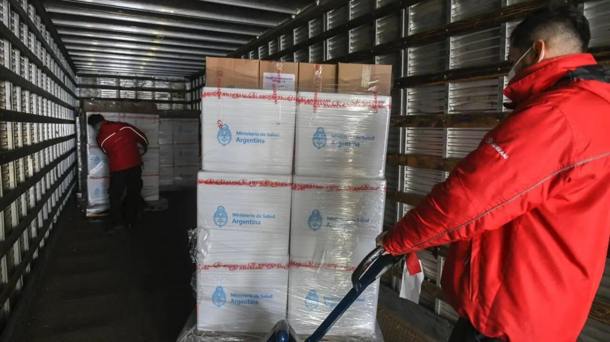 Más de 20 mil dosis de vacunas anticovid llegaron a Río Negro durante la última semana