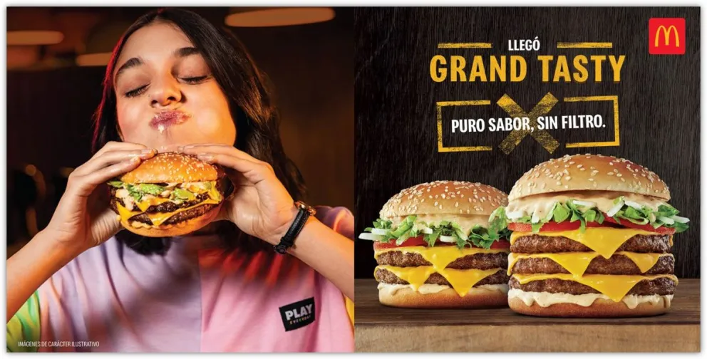 Volvió la salsa Tasty: McDonald's lanzó la Grand Tasty, puro sabor sin filtro