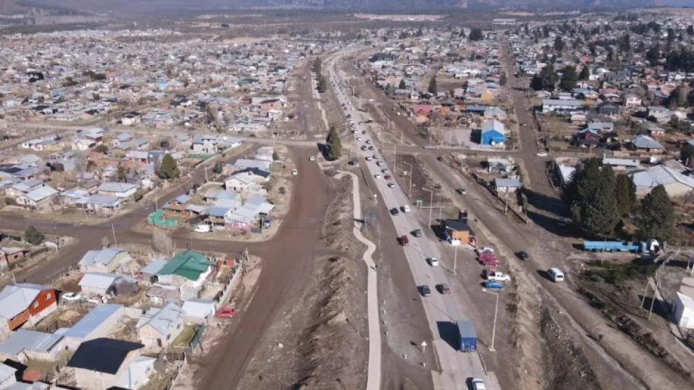 Presentan nuevas obras del PROMEBA para los barrios de Pampa de Huenuleo