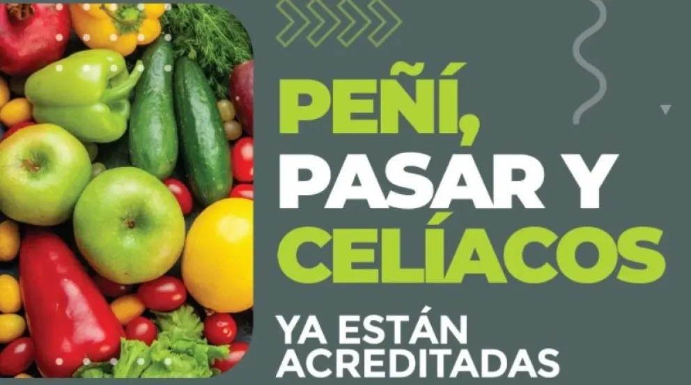 Se encuentran acreditadas las tarjetas Peñi, Pasar y Celíacos