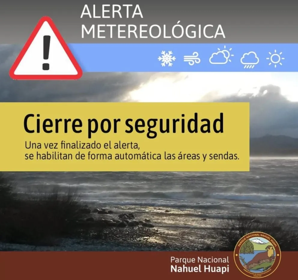 Vuelven a cerrar senderos de montaña por alerta de fuertes vientos