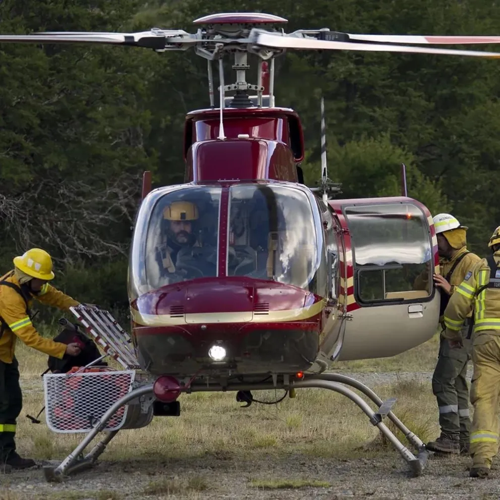El incendio hoy: El trabajo de los brigadistas en imágenes