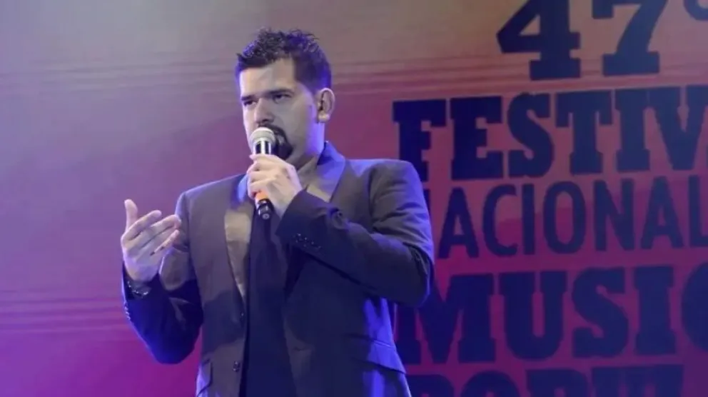 El rionegrino Leandro Rodríguez distinguido en el Festival Baradero 2022