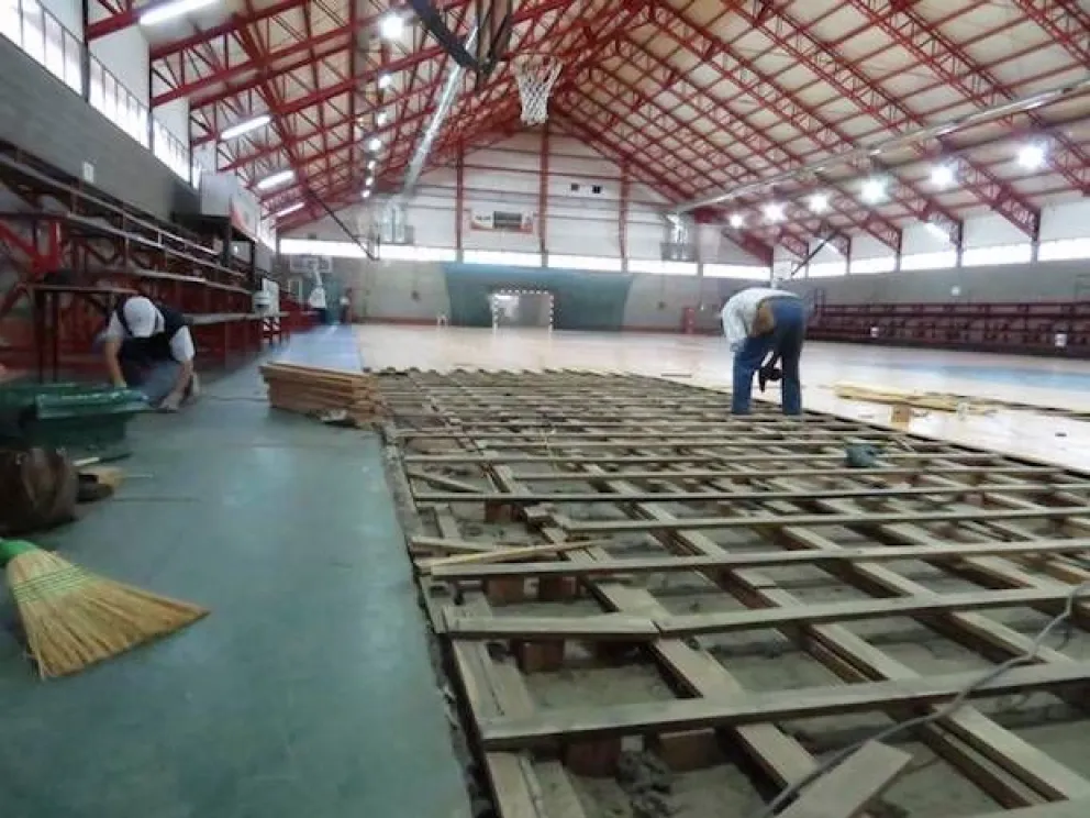 Realizan mejoras en el Gimnasio Municipal N°3