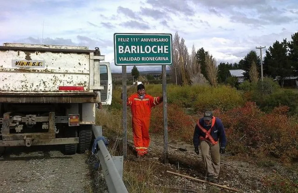 Viarse colocó 39 carteles viales en Bariloche