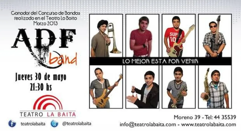 ADF Band se presenta en La Baita