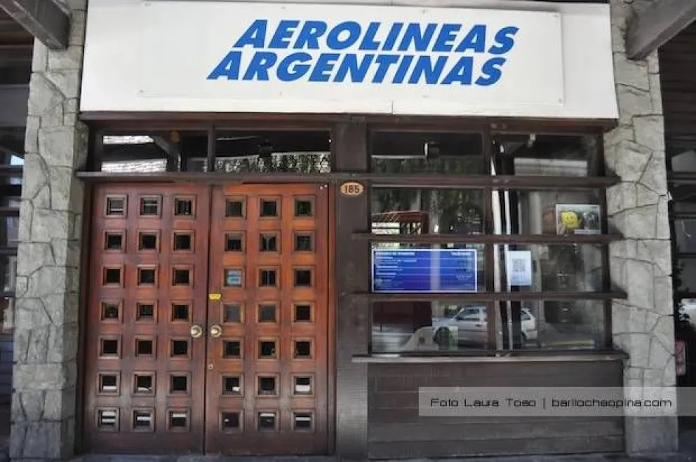 Aerolíneas Argentinas dejará sin atención su oficina de Bariloche