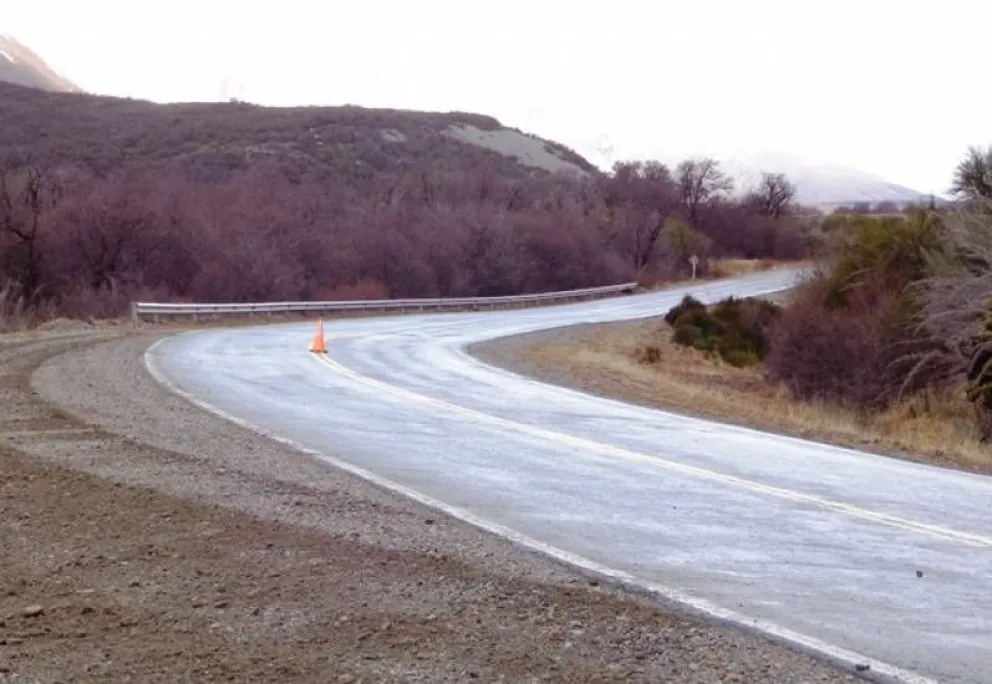 Estado de rutas en la región: sectores con hielo y precaución en la circulación