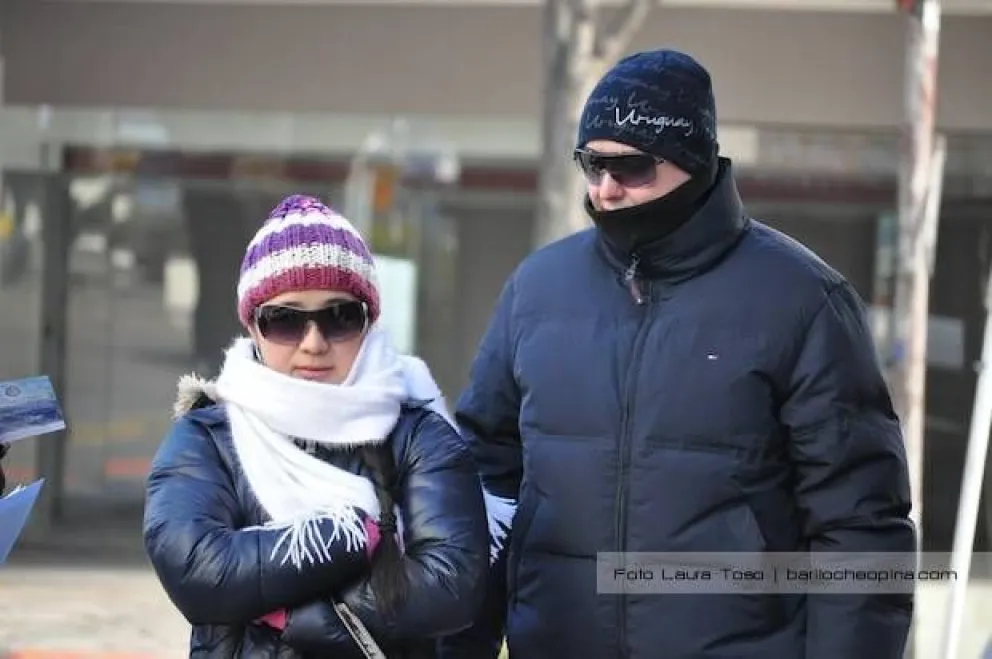 Martes fresco con 6 grados de máxima y cielo parcialmente nublado en Bariloche