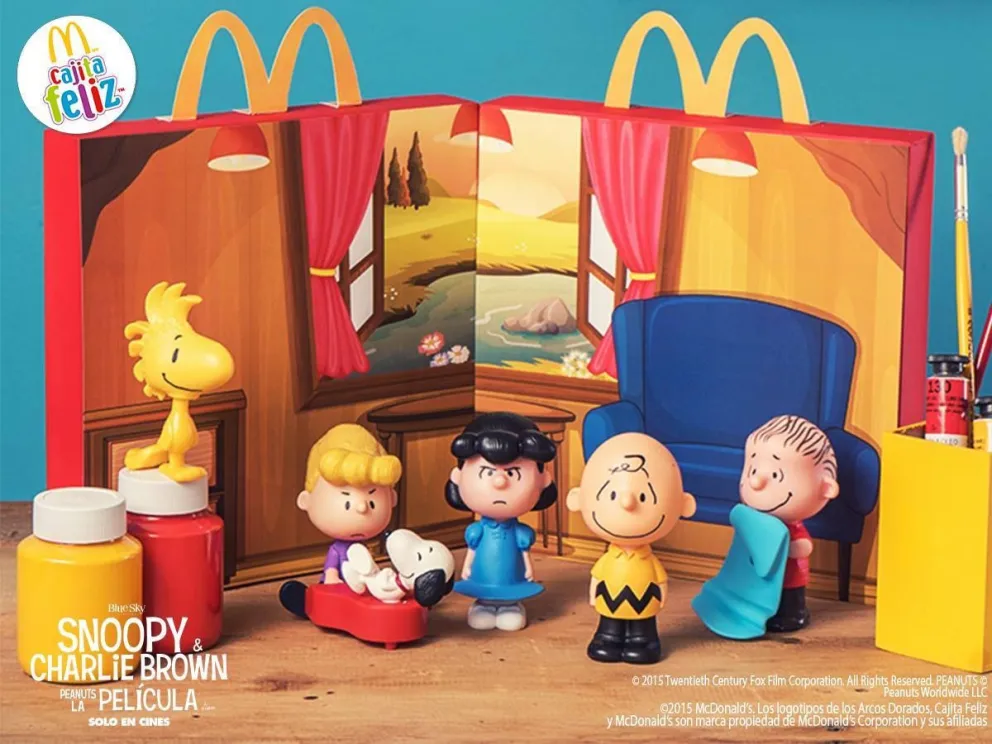 Snoopy, Charlie Brown y su pandilla llegaron a la Cajita Feliz