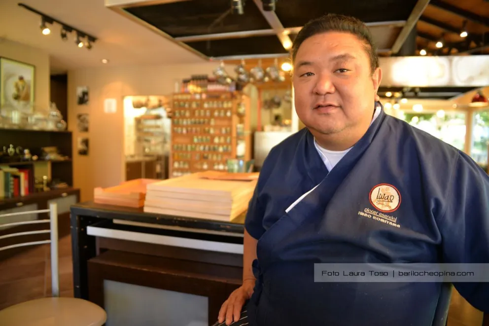 Iwao Komiyama:  "Voy haciendo patria con el sushi"