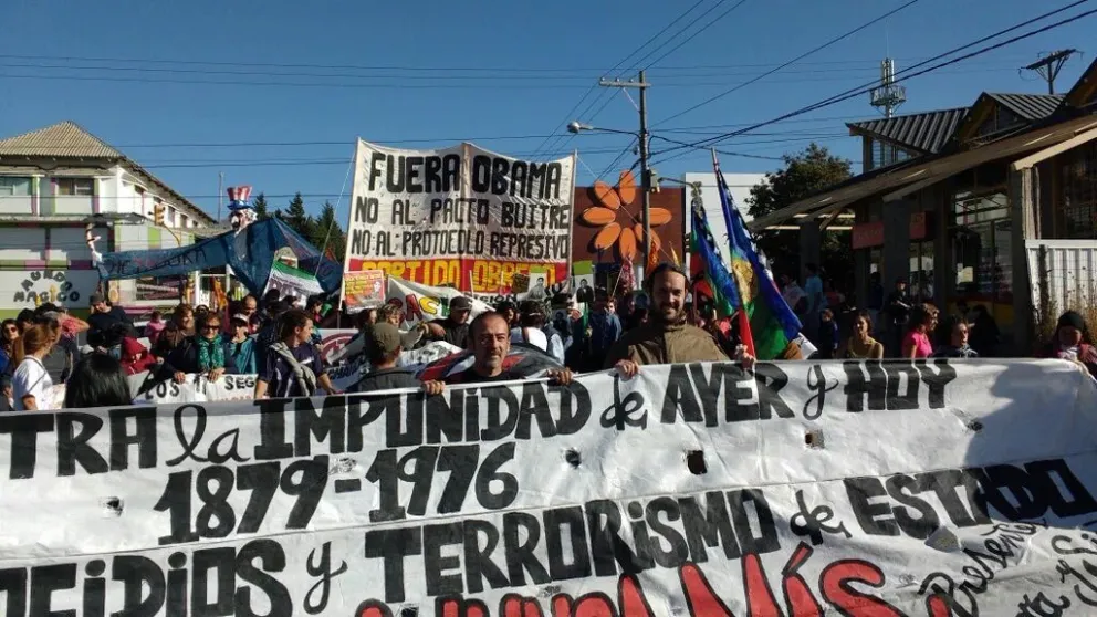 Agrupaciones de izquierda repudiaron la visita de Obama a Bariloche