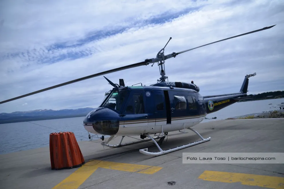Ante la temporada de incendios forestales, Nación despliega medios aéreos en Bariloche