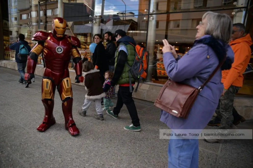 Ironman "aterrizó" en Bariloche