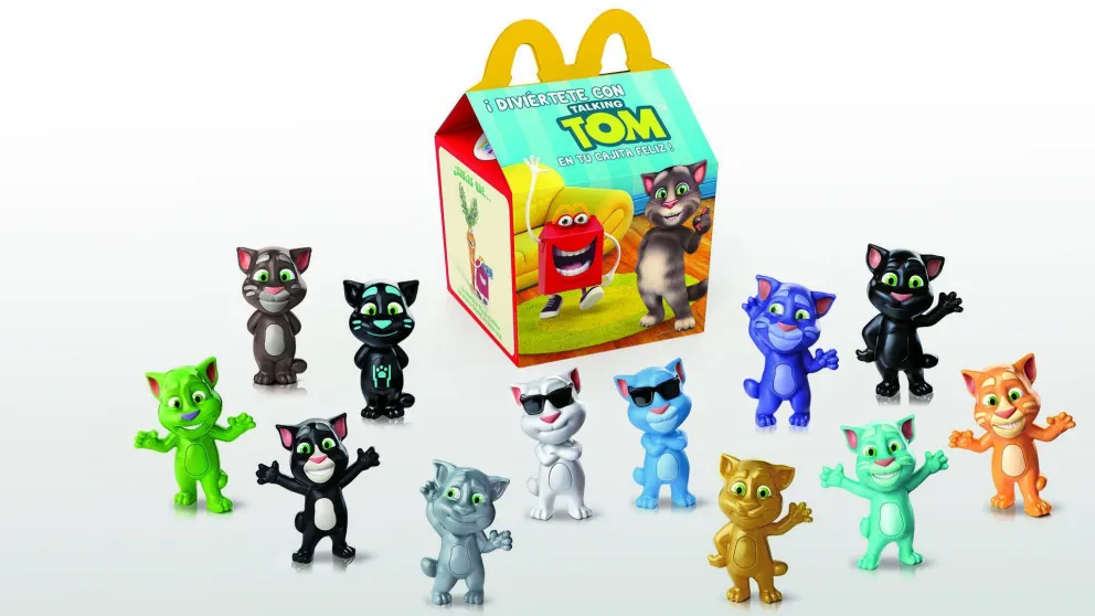 Del mundo digital a la Cajita Feliz: llega Talking Tom a McDonald’s