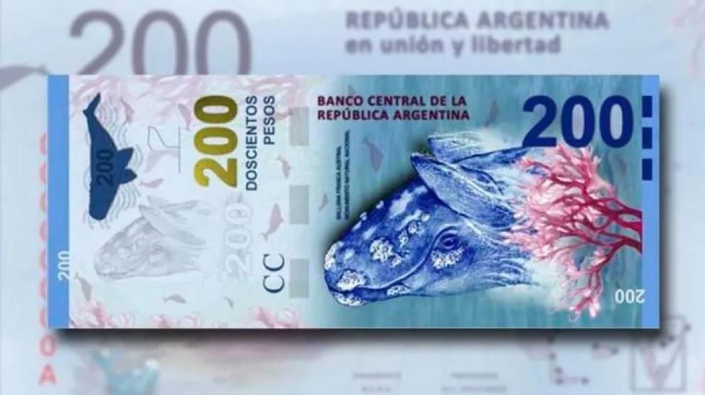 Se lanzó el nuevo billete de 200 pesos en Puerto Madryn