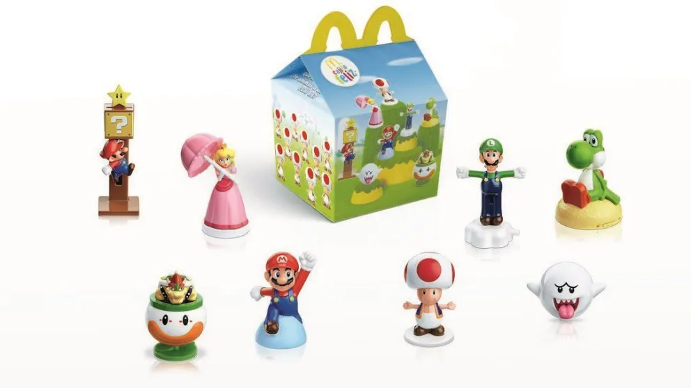 Los famosos personajes de Super Mario llegan a la Cajita Feliz de McDonald’s