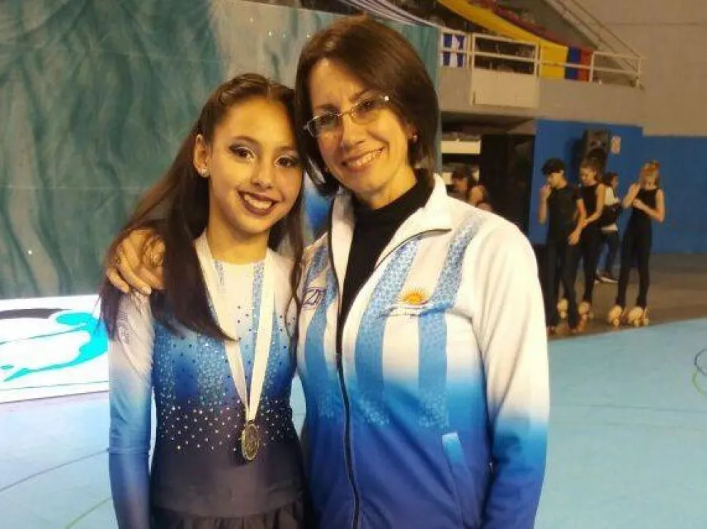 Romina Arenas es subcampeona del Campeonato Sudamericano de Patín