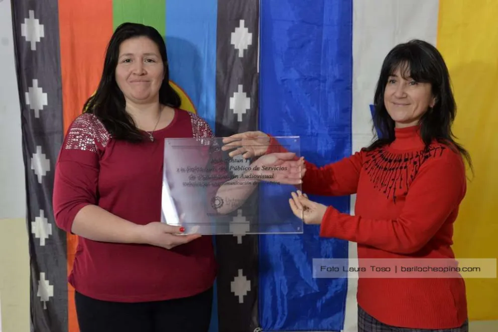 Entregaron reconocimiento al canal mapuche Wall Kintun TV