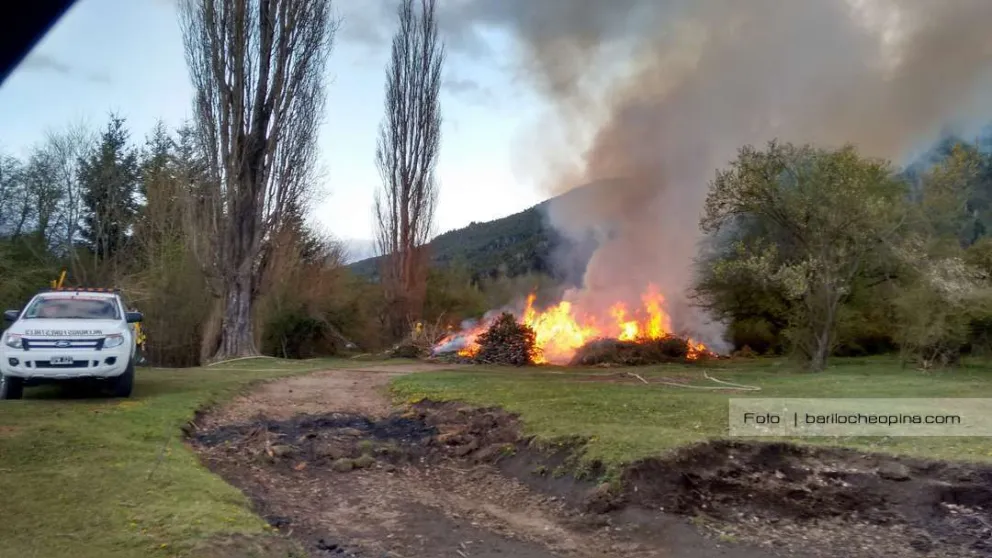 Otoño: momento clave para la prevención de incendios en Río Negro