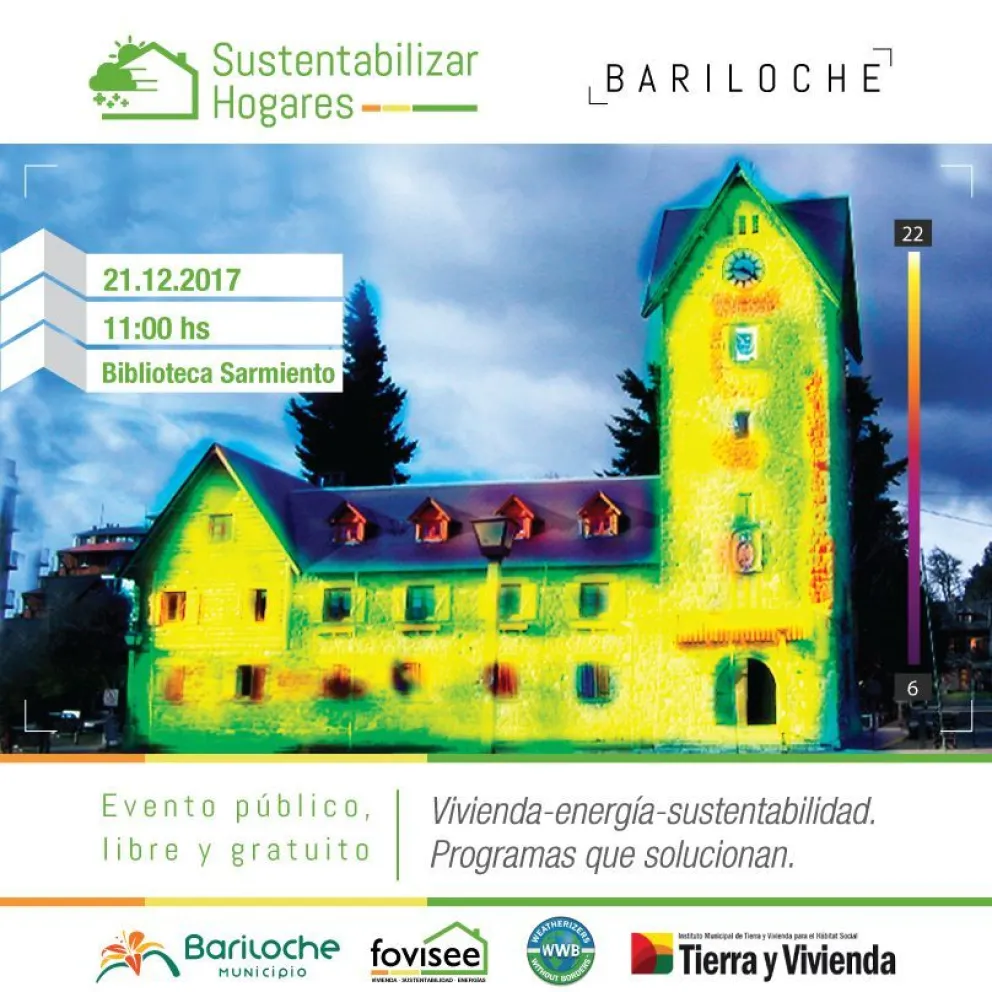 Presentarán el proyecto de Viviendas Sustentables implementado en Bariloche