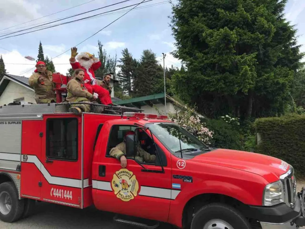 Papa Noel recorre los barrios: Mirá los horarios