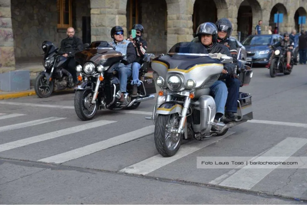 Esta tarde las Harley Davidson se reúnen en el Centro Cívico de Bariloche