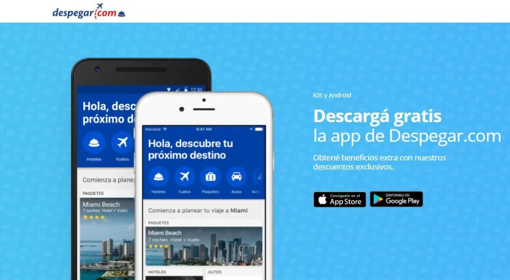 La app de Despegar.com, una amiga en nuestros viajes